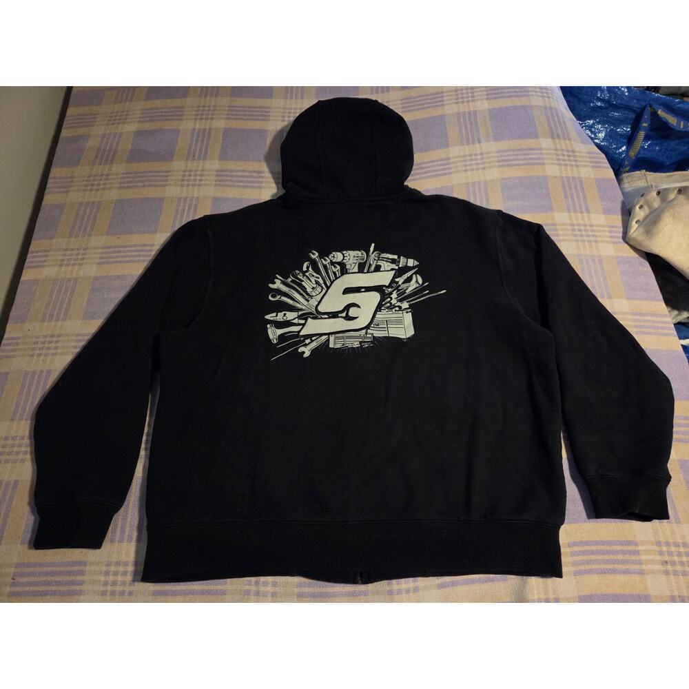 Snap-On Heavy Duty Tools Zip Up Hoodie Black Mechanic XL Mechanic Snap On Lined
